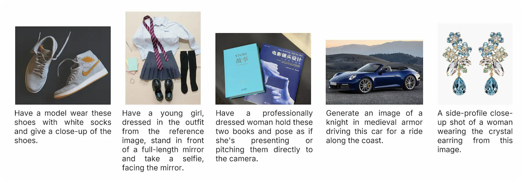 Benchmark case for object reference image editing